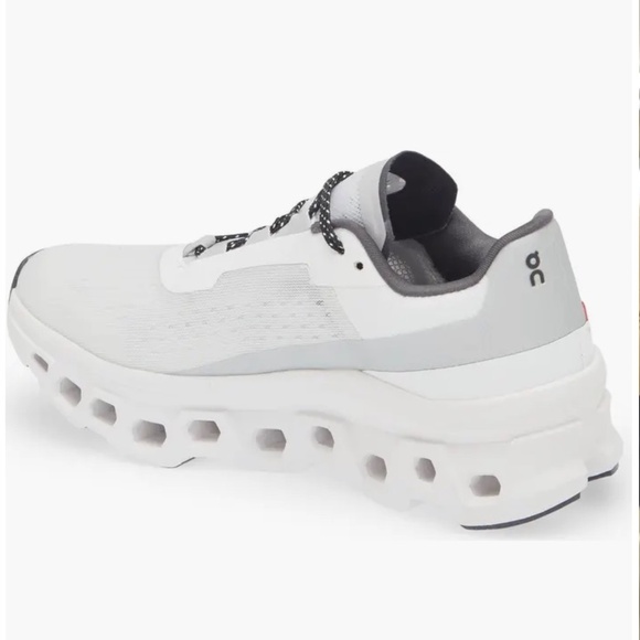 On Running White and Gray Athletic Shoes - Picture 2 of 8